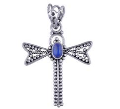 Cabochon Stone Cross Pendants